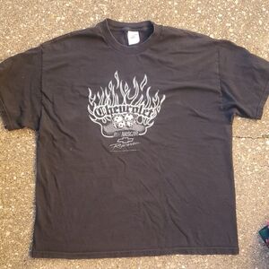 Tennessee River Chevrolet Nascar Racing Dice Flames Black Graphic T-Shirt XL